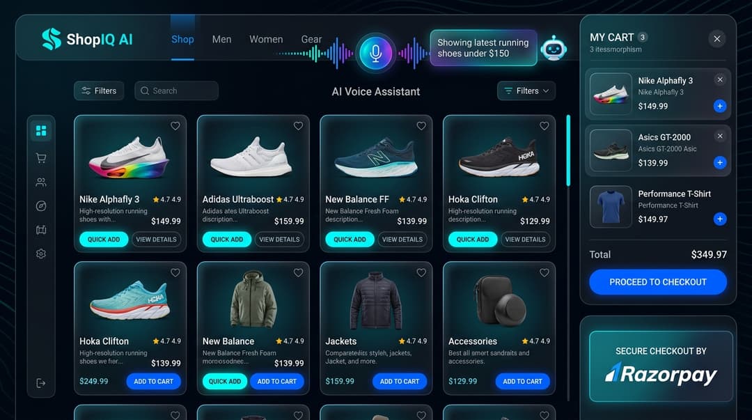 ShopIQ AI — Voice-Navigated E-Commerce Ecosystem